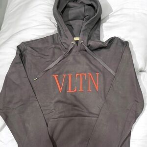 Valentino Hoodie Pullover Sweatshirt - Black